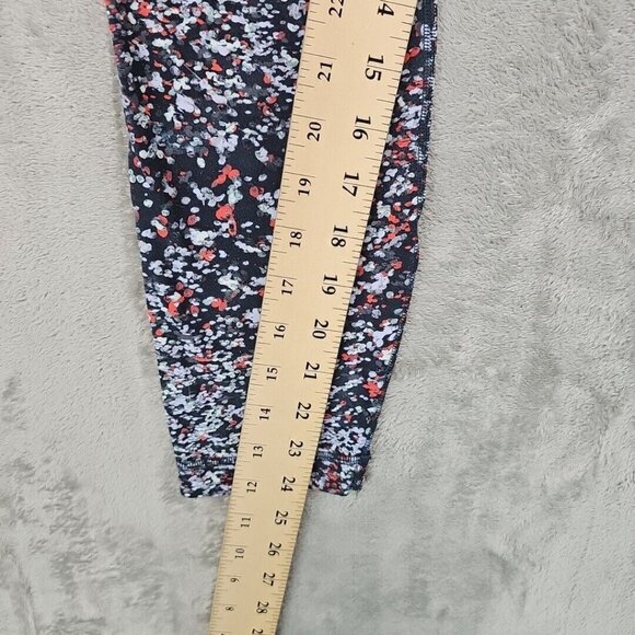 Lululemon Leggings Womens 8 Multicolor Spotted High Rise Ankle Stretch Active - Picture 4 of 7